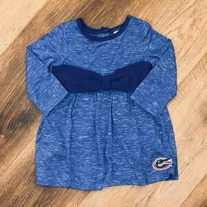 NWT Colosseum University of Florida Gators Dress Onesie Football Sports 6-12m